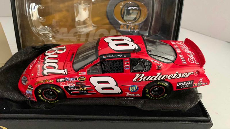 Photo 1 of NASCAR ACTION COLLECTIBLES ELITE SERIES DALE EARNHARDT JUNIOR NUMBER 8 BUDWEISER/FATHER’S DAY 1/2220