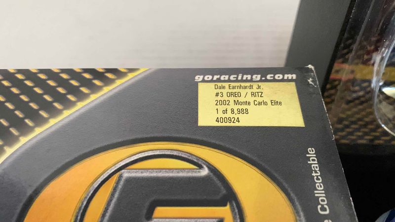 Photo 1 of NASCAR ACTION COLLECTIBLES ELITE SERIES DALE EARNHARDT JUNIOR NUMBER 3 OREO/RITZ, 1/8988
