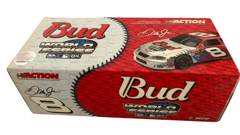 Photo 1 of NASCAR ACTION COLLECTIBLE DALE EARNHARDT JUNIOR NUMBER 8 BUDWEISER MLB WORLD SERIES 1/900