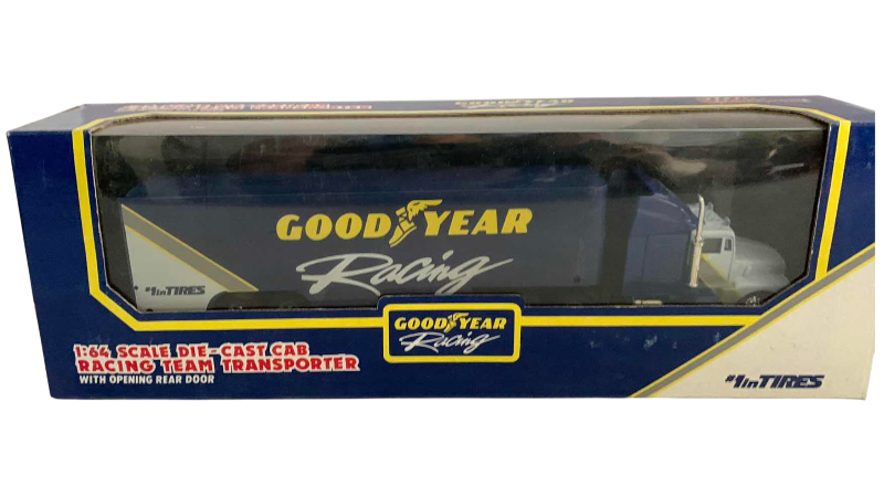 Photo 1 of NASCAR RACING CHAMPIONS GOODYEAR RACING 164 SCALE DIECAST CAB RACING TEAM TRANSPORTER