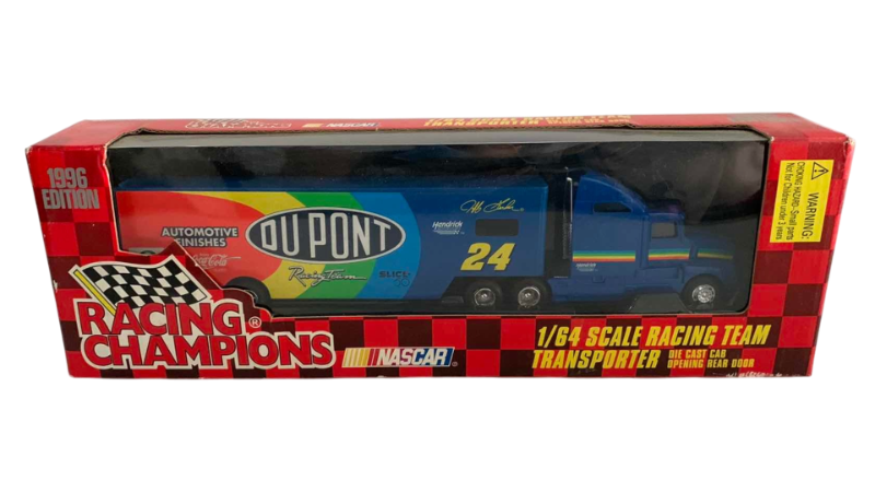 Photo 1 of NASCAR RACING CHAMPIONS 1996 1/64 SCALE RACING TEAM TRANSPORTER JEFF GORDON NUMBER 24