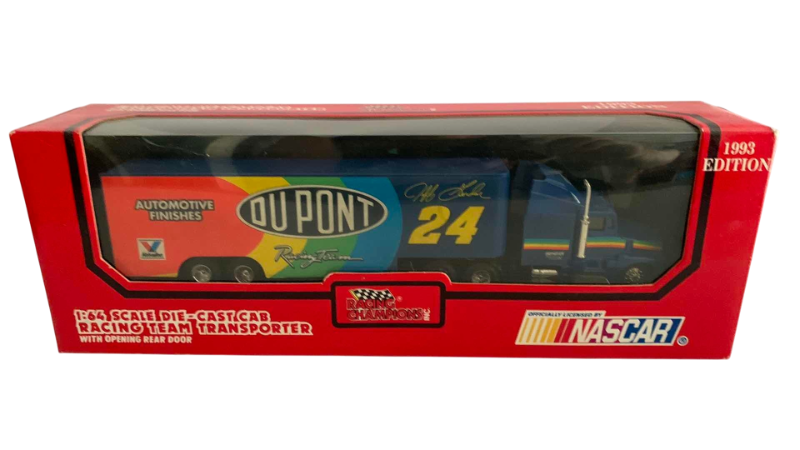 Photo 1 of NASCAR RACING CHAMPIONS 1993 1/64 SCALE RACING TEAM TRANSPORTER JEFF GORDON NUMBER 24