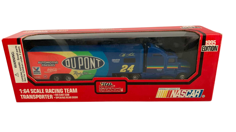 Photo 1 of NASCAR RACING CHAMPIONS 1995 1/64 SCALE RACING TEAM TRANSPORTER JEFF GORDON NUMBER 24