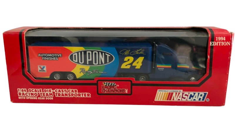 Photo 1 of NASCAR RACING CHAMPIONS 1994 1/64 SCALE RACING TEAM TRANSPORTER JEFF GORDON NUMBER 24
