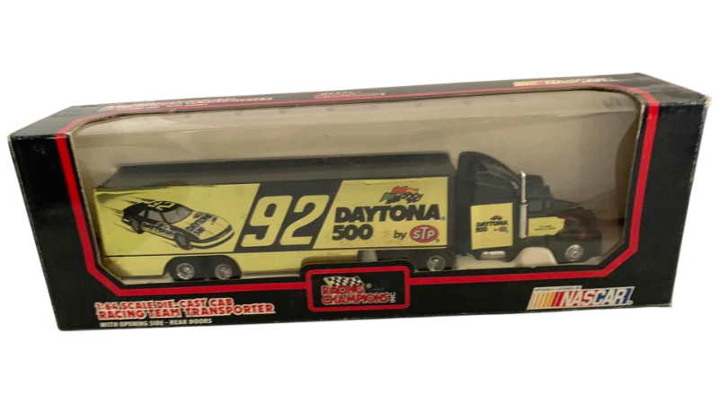 Photo 1 of NASCAR RACING CHAMPIONS LARRY PEARSON 1/64 SCALE RACING TEAM TRANSPORTER DAYTONA 500 NUMBER 92