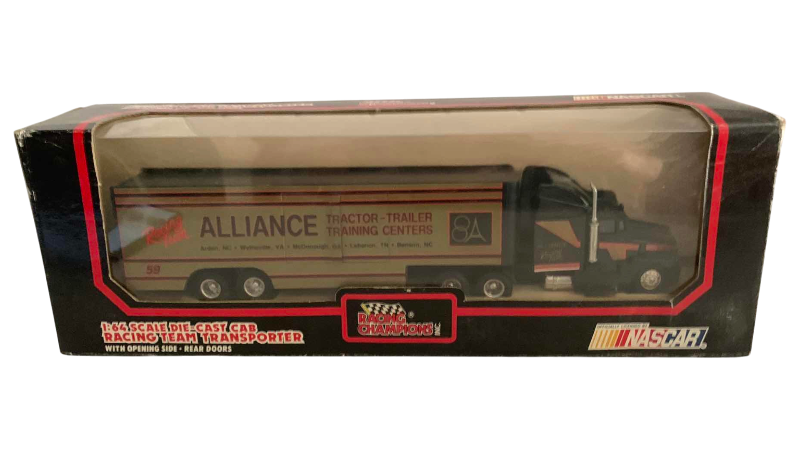 Photo 1 of NASCAR RACING CHAMPIONS 1/64 SCALE RACING TEAM TRANSPORTER ALLIANCE, TRACTOR-TRAILER TRAINING CENTERS
