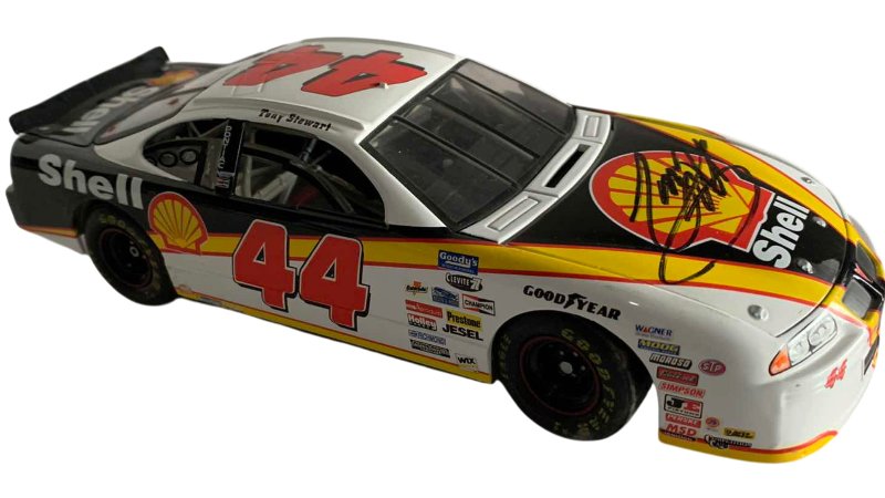 Photo 1 of NASCAR TONY STEWART NUMBER 44 AUTOGRAPHED CAR 124 SCALE