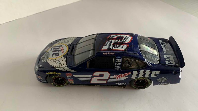 Photo 1 of NASCAR RUSTY WALLACE NUMBER TWO AUTOGRAPHED CAR 1/24 SCALE NOT AUTHENTICATED
