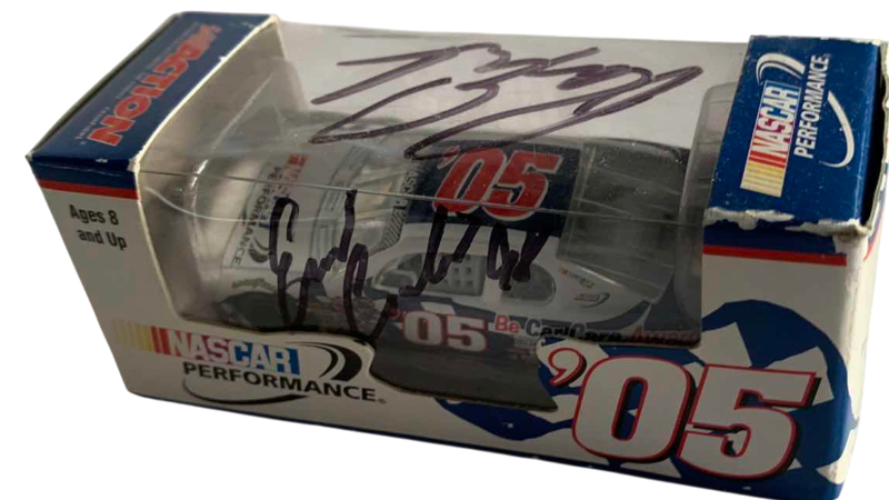Photo 1 of NASCAR PERFORMANCE NUMBER FIVE DUAL AUTOGRAPHS 1/64 SCALE