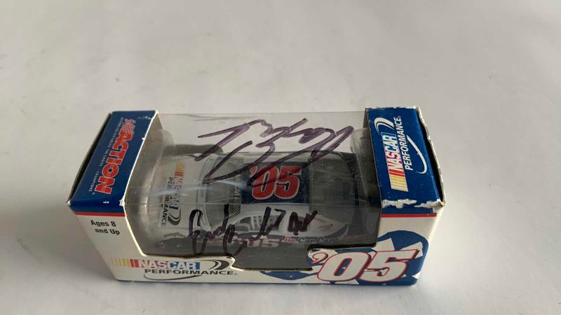 Photo 1 of NASCAR PERFORMANCE NUMBER FIVE DUAL AUTOGRAPHS 1/64 SCALE
