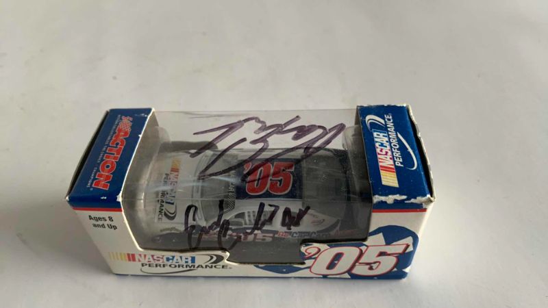 Photo 1 of NASCAR PERFORMANCE NUMBER FIVE DUAL AUTOGRAPHS 1/64 SCALE