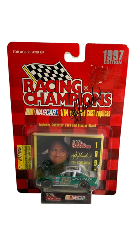 Photo 1 of NASCAR RACING CHAMPIONS KEN SCHRADER AUTOGRAPHED SET
