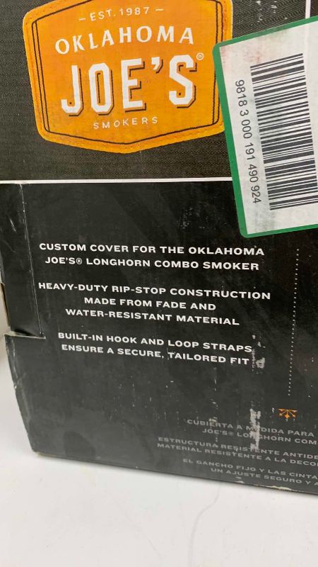 Photo 1 of OKLAHOMA JOE’S LONGHORN CHARCOAL/GAS GRILL COVER