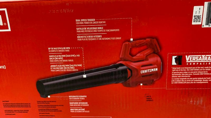Photo 1 of CRAFTSMAN AXIAL BLOWER V20 TOOL ONLY