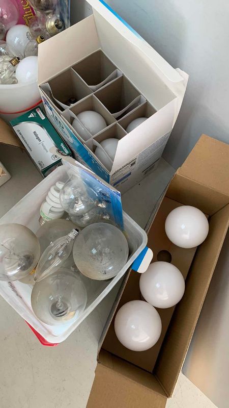 Photo 1 of ASSORTED LIGHT BULBS