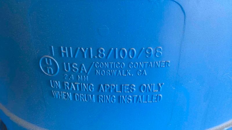 Photo 1 of 55 GALLON PLASTIC DRUM