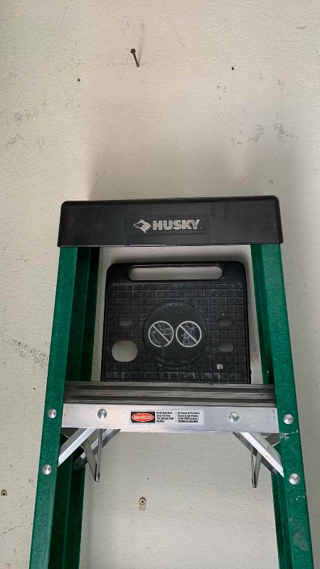 Photo 1 of HUSKY SIX FOOT LADDER FIBERGLASS