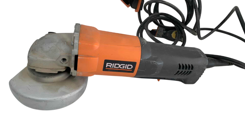 Photo 1 of RIGID CORDED 4 1/2” ANGLE GRINDER