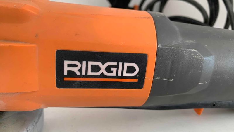 Photo 1 of RIGID CORDED 4 1/2” ANGLE GRINDER