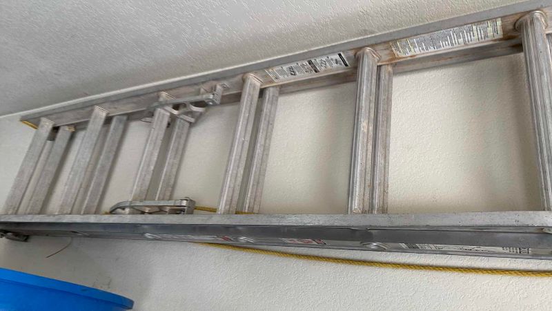 Photo 1 of WERNER ALUMINUM EXTENSION LADDER