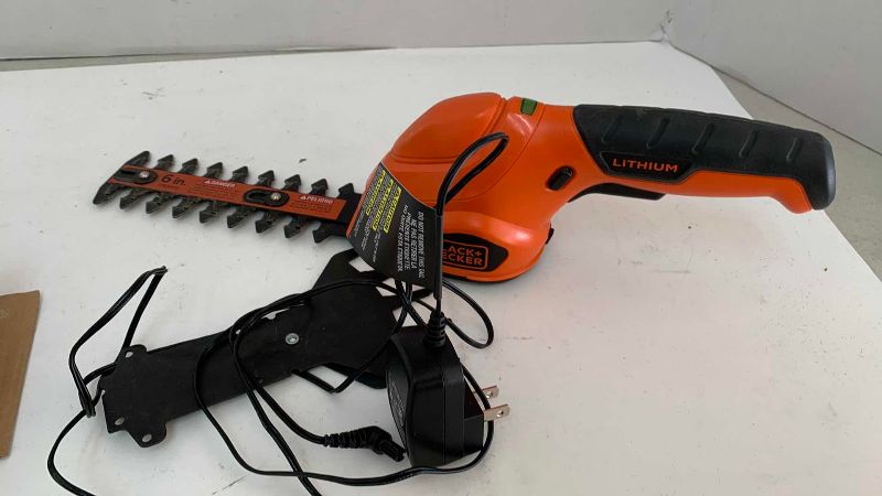 Photo 1 of BLACK AND DECKER 2-IN-1 LITHIUM ION GARDEN SHEARS