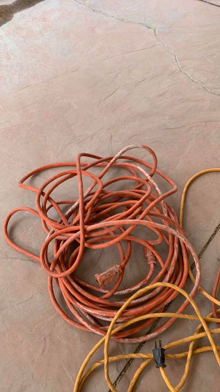 Photo 1 of 3-VARIOUS SIZED EXTENSION CORDS