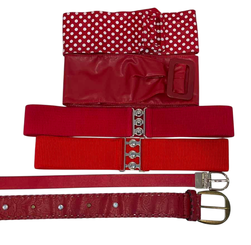 Photo 1 of 6-RED FASHION BELTS