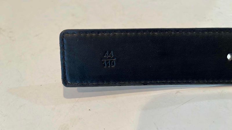 Photo 1 of CHRISTIAN DIOR LOGO BELT PARIS SIZE 44/110