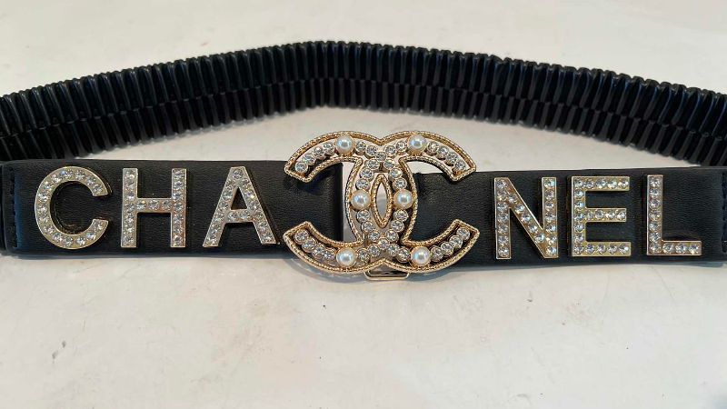 Photo 1 of CHANEL LOGO WAIST BELT