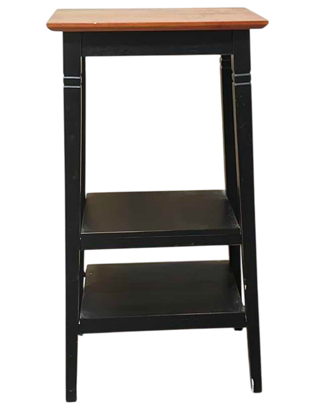 Photo 1 of MODERN TWO SHELF TABLE  12” X 18” X 36” H