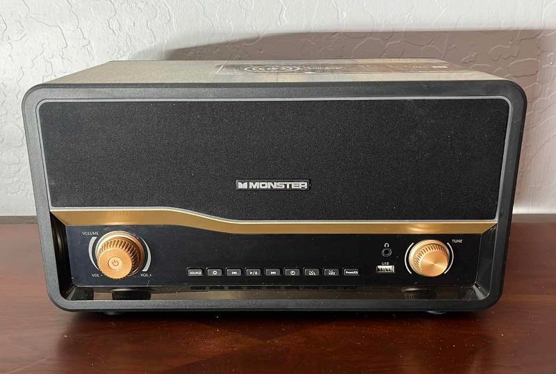 Photo 1 of MONSTER RETRO QI WIRELESS CHARGING BLUETOOTH SPEAKER