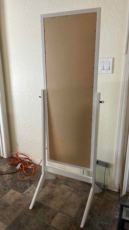 Photo 1 of FREE STANDING WOOD MIRROR 16” X 58” H16”