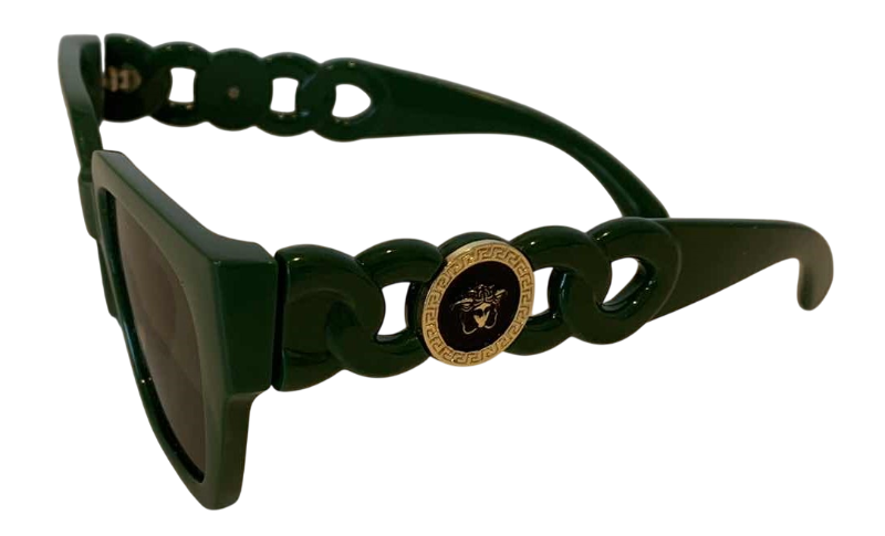 Photo 1 of FAUX GREEN VERSACE SUNGLASSES WITH MEDUSA DETAIL