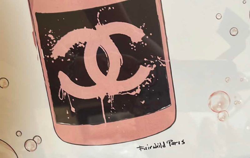 Photo 1 of 2-CHANEL INSPIRED ART PRINTS 20” X 18”