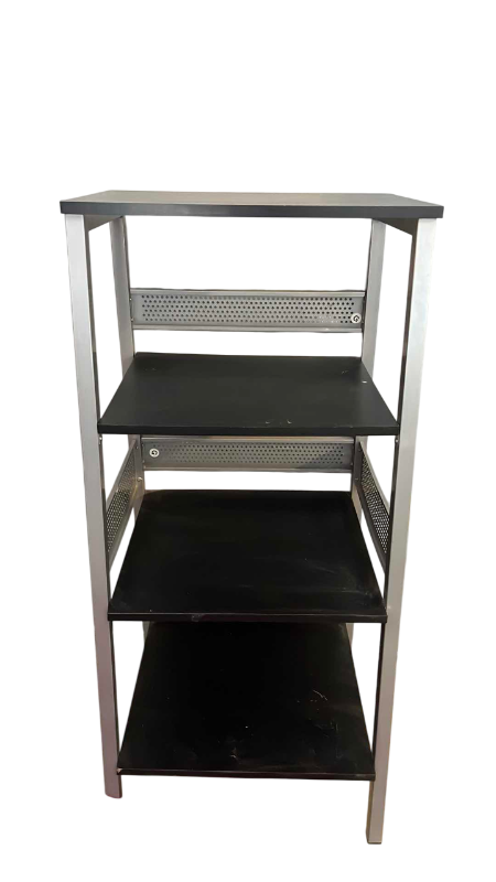 Photo 1 of 4-SHELF METAL OFFICE SHELVING UNIT 19.5" X 18" 42"H