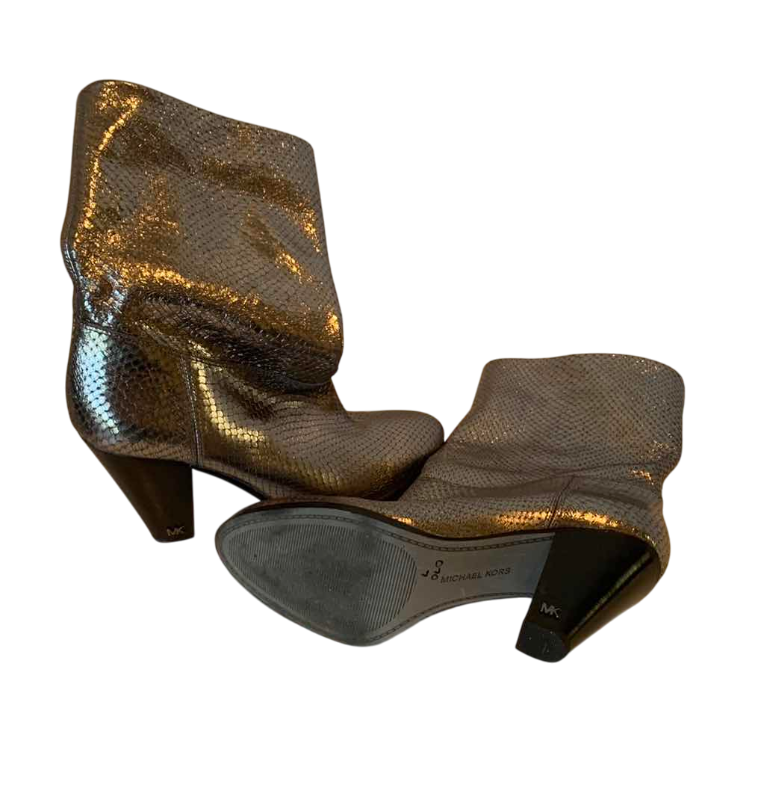 Photo 1 of MICHAEL KORS METALLIC BOOTS SIZE 7