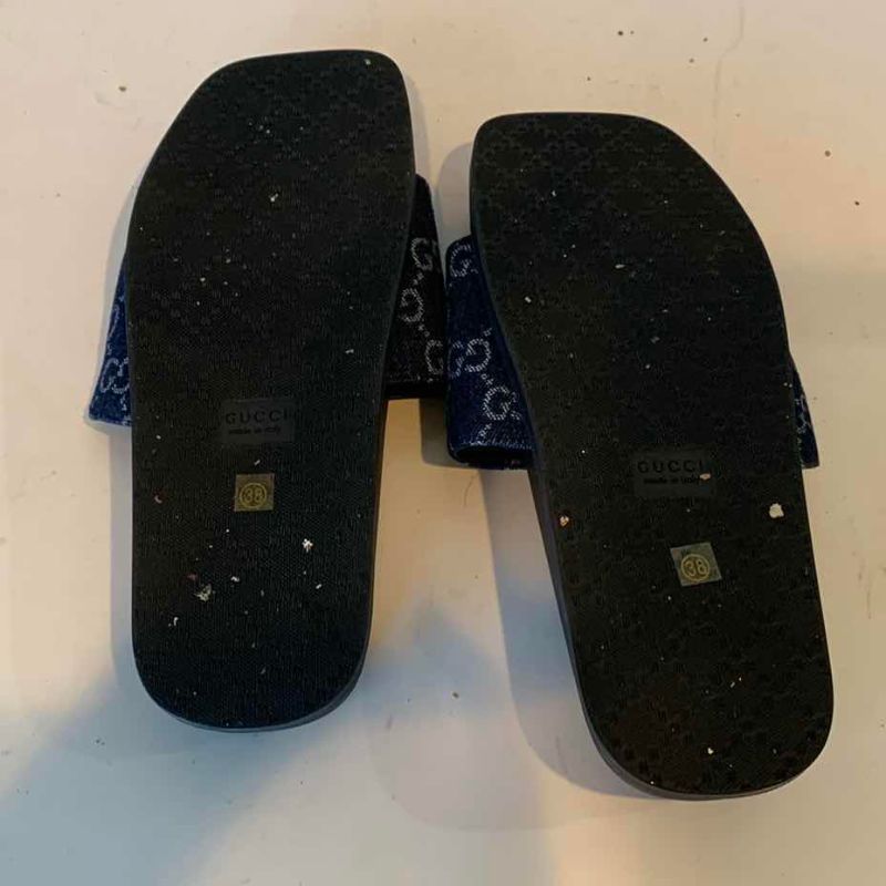 Photo 1 of DENIM GUCCI SLIDES MADE IN ITALY SIZE 38