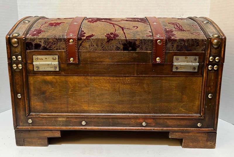 Photo 1 of FLORAL STORAGE TREASURE BOX CHEST