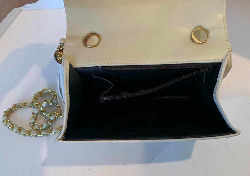 Photo 1 of CHANEL CREAM CROSSBODY HANDBAG