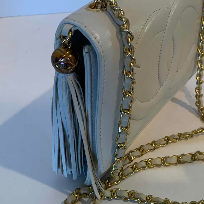 Photo 1 of CHANEL CREAM CROSSBODY HANDBAG