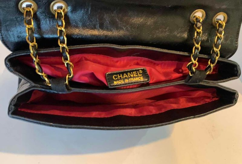 Photo 1 of CHANEL BLACK HANDBAG