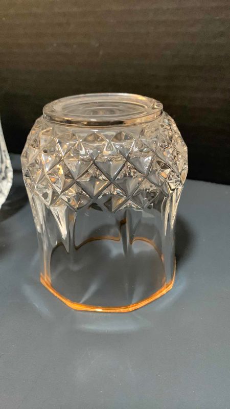 Photo 1 of 5-CRISTAL D’ ARQUES CRYSTAL LOW BALL WHISKEY GLASSES