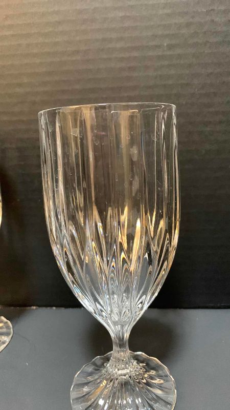 Photo 1 of 6-RETIRED MIKASA PARK LANE ICED TEA GLASSES
