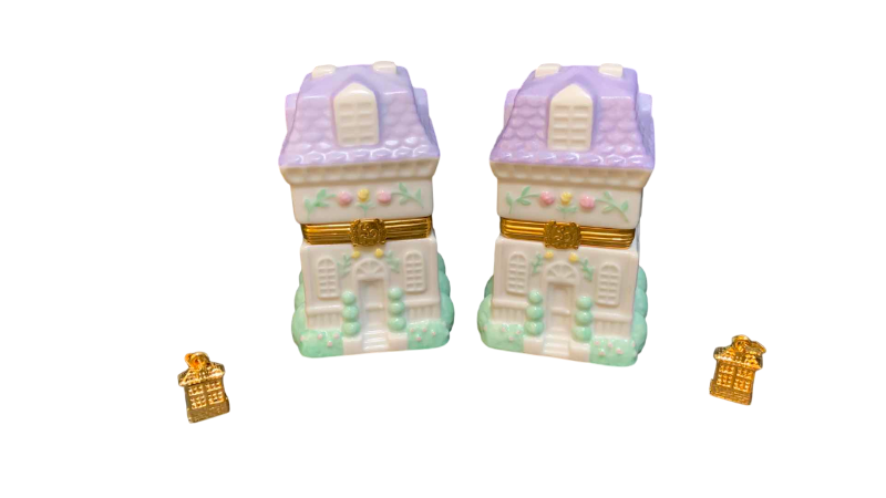 Photo 1 of 2-LENNOX FINE PORCELAIN “HEART AND HOME TREASURE BOX” 2000