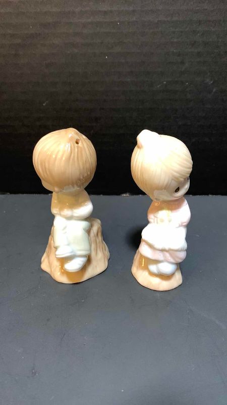 Photo 1 of VINTAGE PRECIOUS MOMENTS SALT AND PEPPER SHAKERS