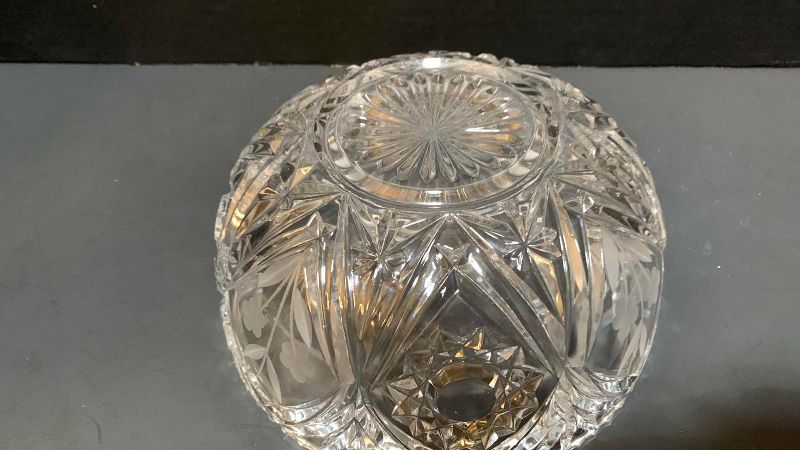 Photo 1 of VINTAGE CRYSTAL BOWL