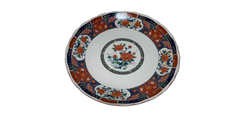 Photo 1 of VINTAGE JAPANESE HAND PAINTED IMARI PLATE CHARGER 12”