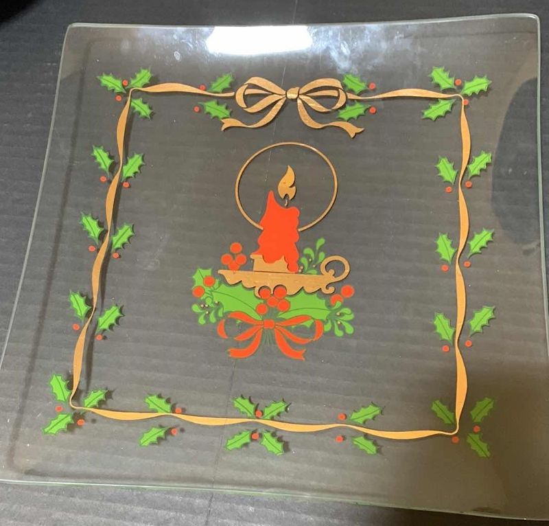 Photo 1 of CHRISTMAS PLATES, SANTA CAKE CUTTER AND DECOR
