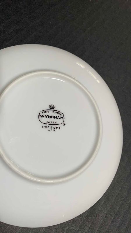Photo 1 of 38-PIECES OF WYNDHAM “TWO SOME” 679 FINE CHINA MADE IN JAPAN