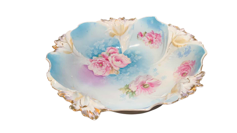 Photo 1 of ANTIQUE RS PRUSSIA PORCELAIN BOWL 10” WIDE